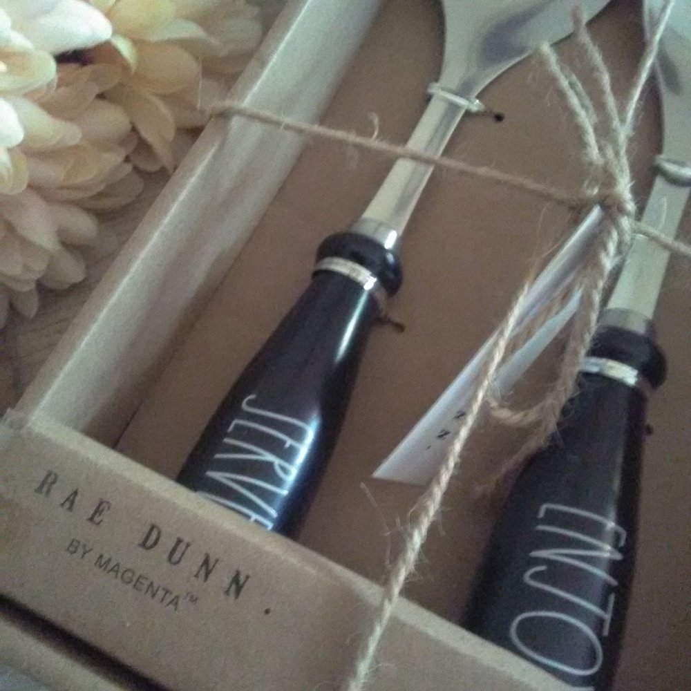 BNIB RAE DUNN Set of 2 Serving Spoons - Picture 2 of 5